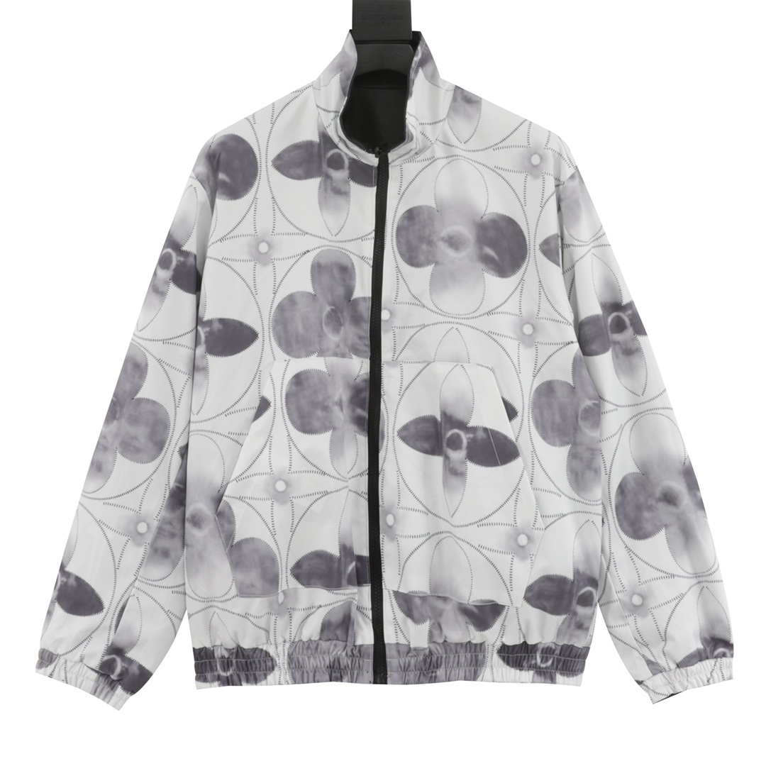 LouisVuitton four-leaf clover tie-dyed double-sided jacket