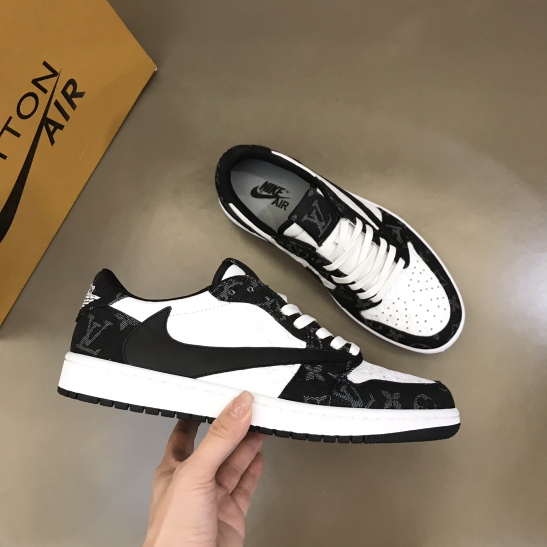 LV co-branded low-top casual sneakers