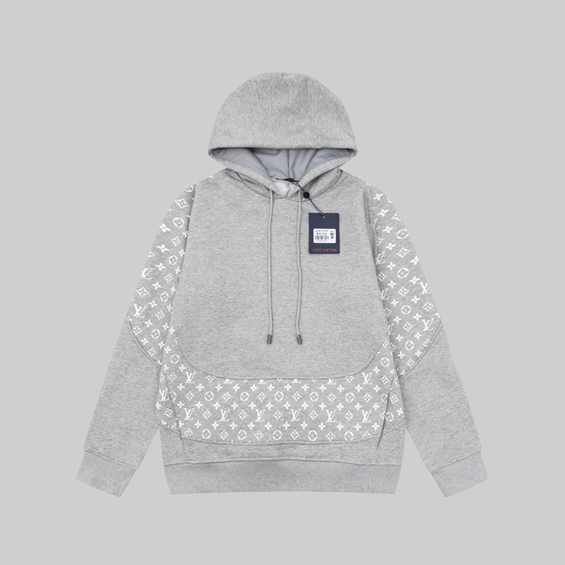 lv patchwork hoodie