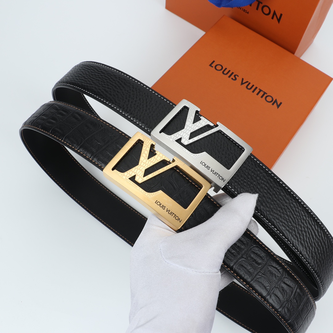 LV belts width 3.8cm