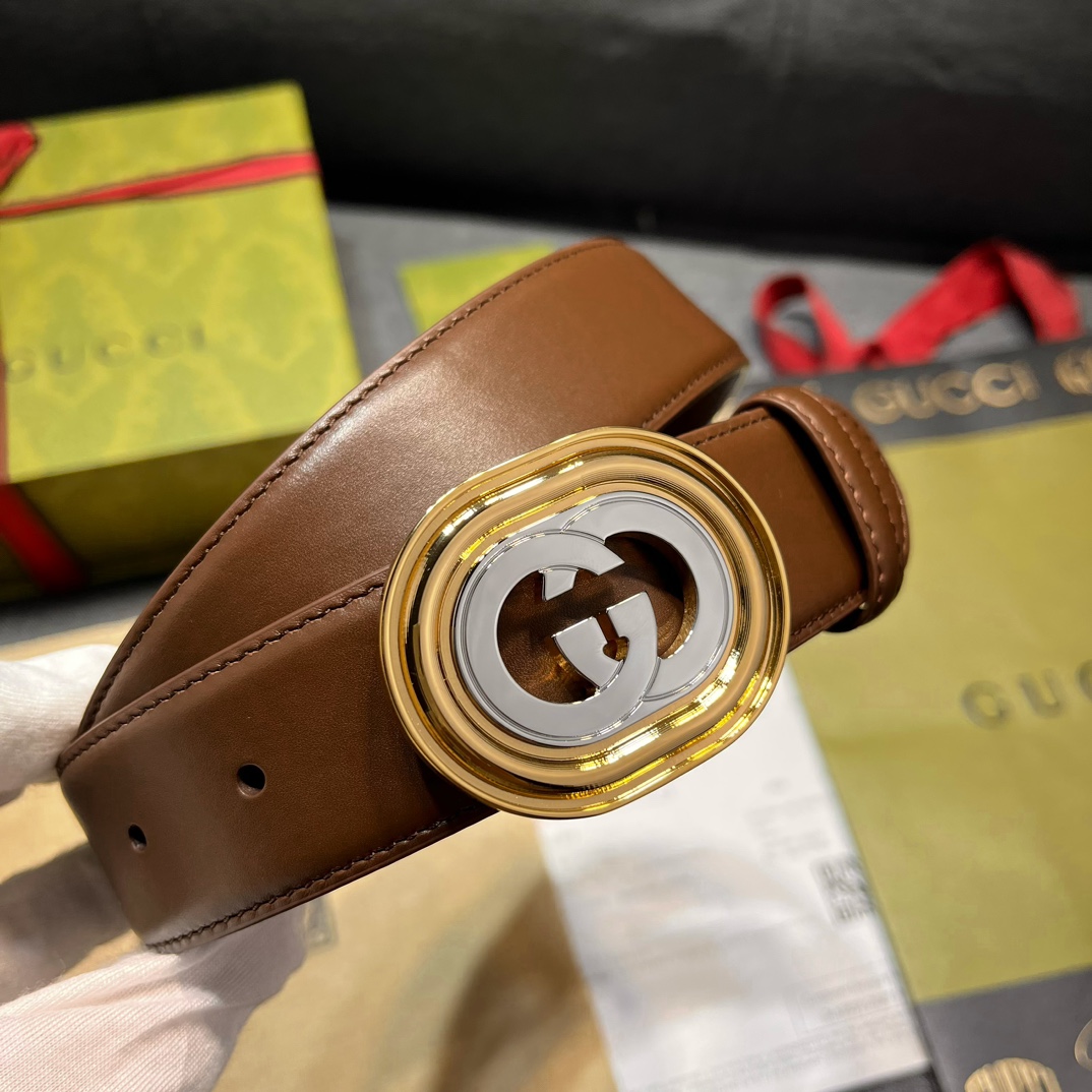 Gucci brown belts 