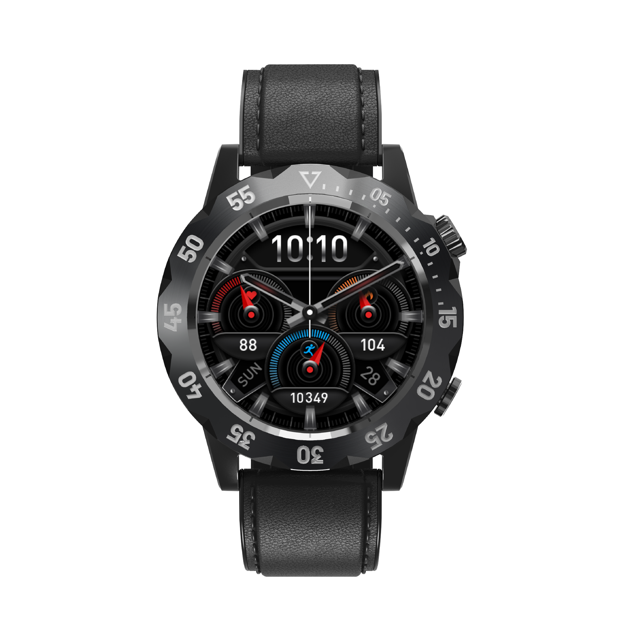 New KAVVO Oyster Urban Smartwatch - Cool Black