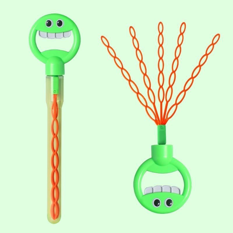 Summer Hot Sale-49%OFF 32 Holes Handheld Smiling Face Bubble Stick 