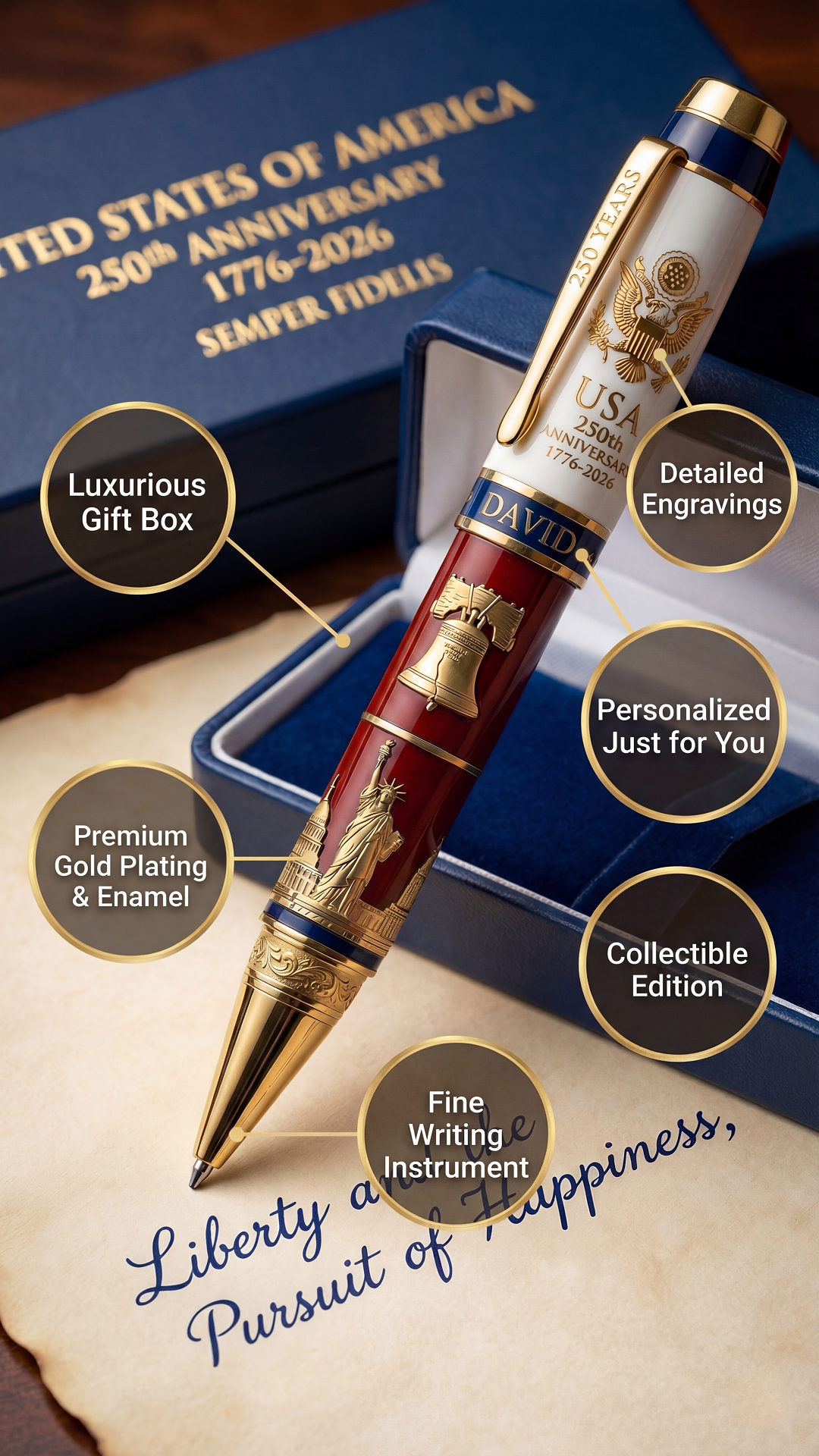 The Constitution Legacy Pen（1787-2026）