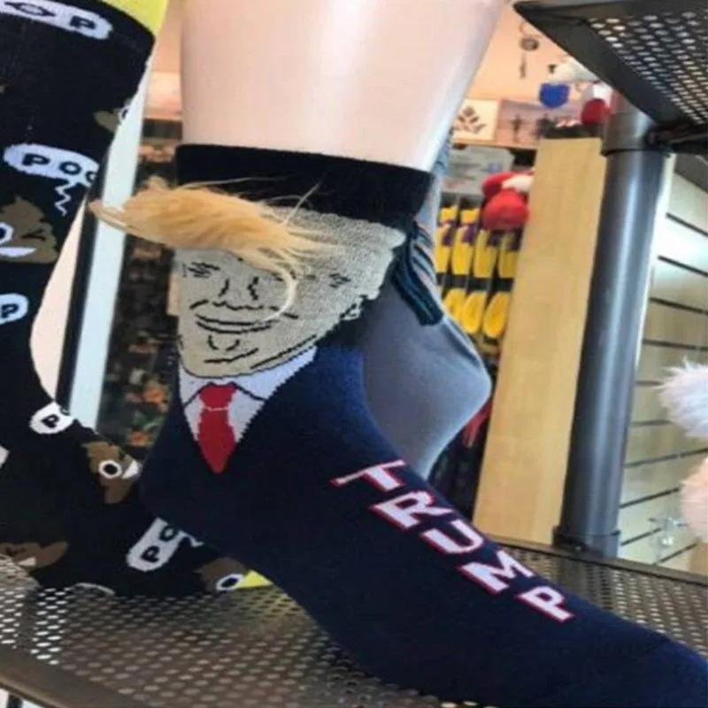 Spoof Funny President Donald Socks