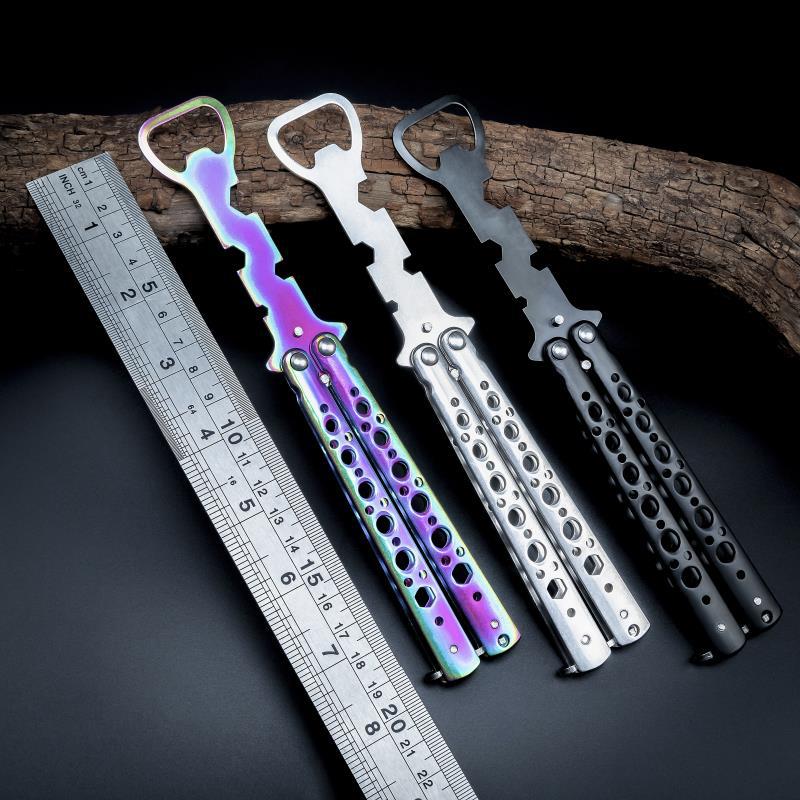 Butterfly Balisong Bottle Opener Practice🔥Last Day Promotion- Factory Outlet SAVE 80%🎄