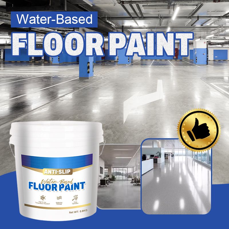 ✨Free brush🎁Wear-Resistant Anti-Slip Self-leveling Epoxy Floor Paint