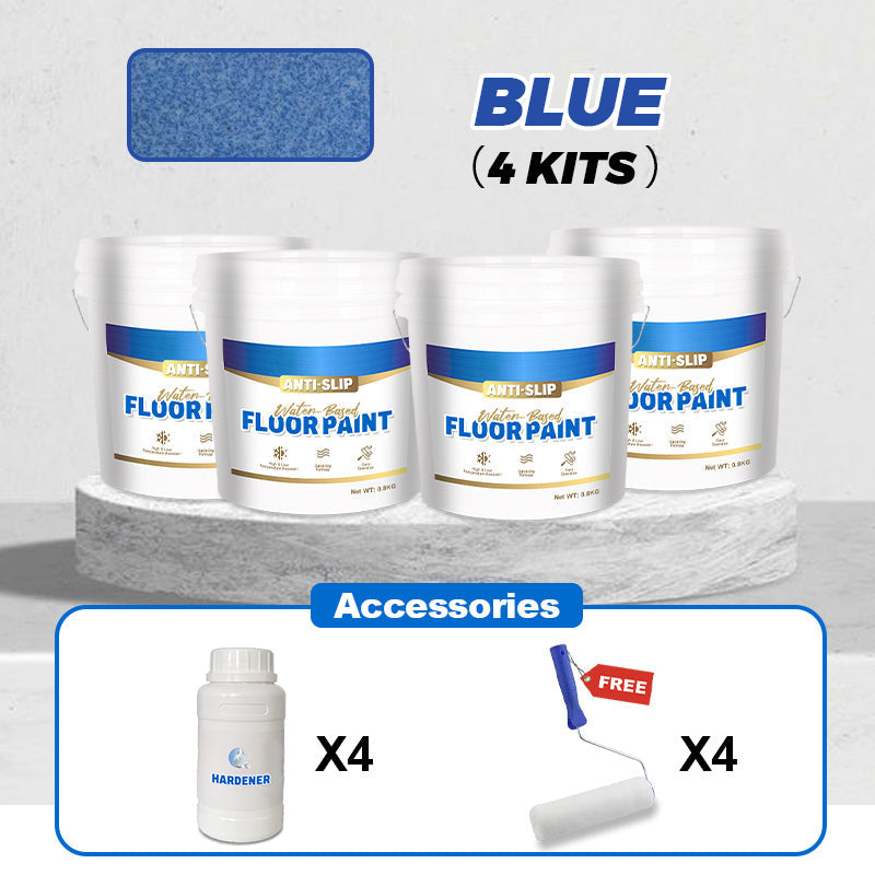 ✨Free brush🎁Wear-Resistant Anti-Slip Self-leveling Epoxy Floor Paint