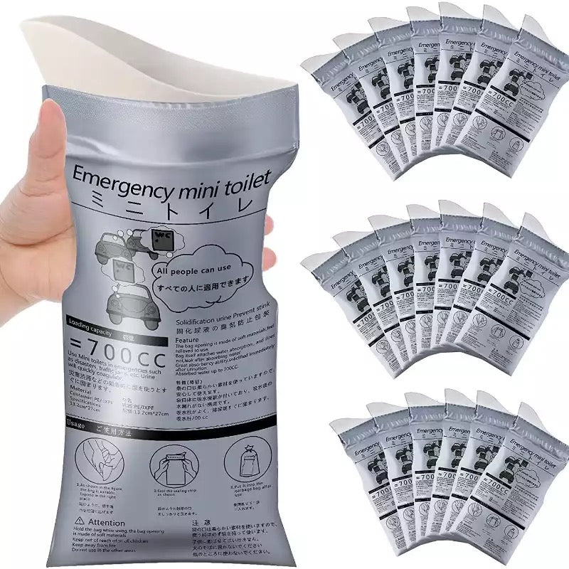 4PCS OUTDOOR EMERGENCY URINATE BAGS
