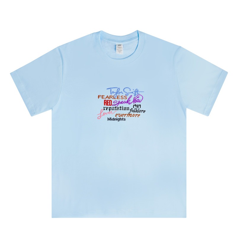 TS Embroidered Crew Neck T-shirt