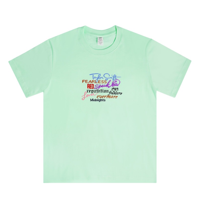 TS Embroidered Crew Neck T-shirt