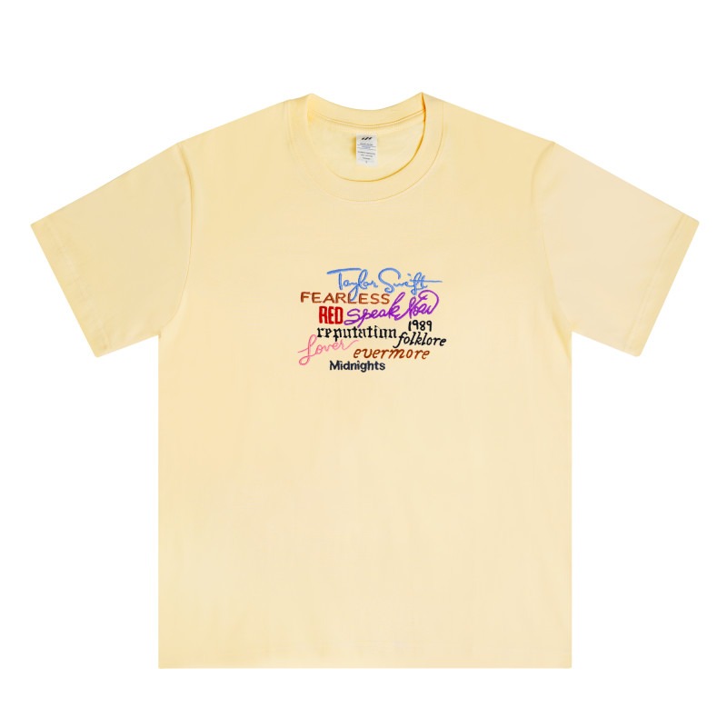 TS Embroidered Crew Neck T-shirt