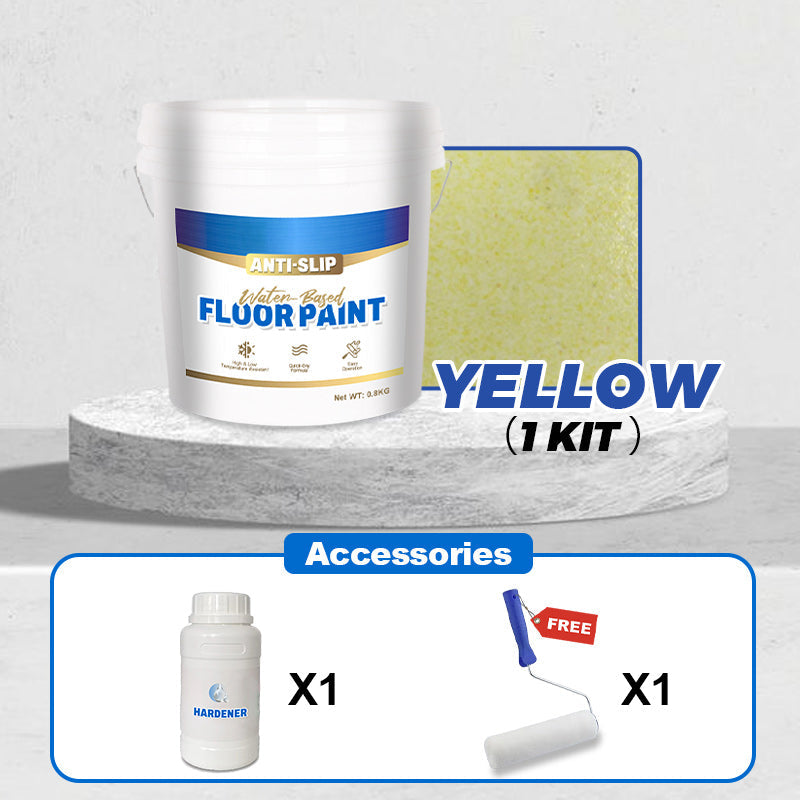 ✨Free brush🎁Wear-Resistant Anti-Slip Self-leveling Epoxy Floor Paint