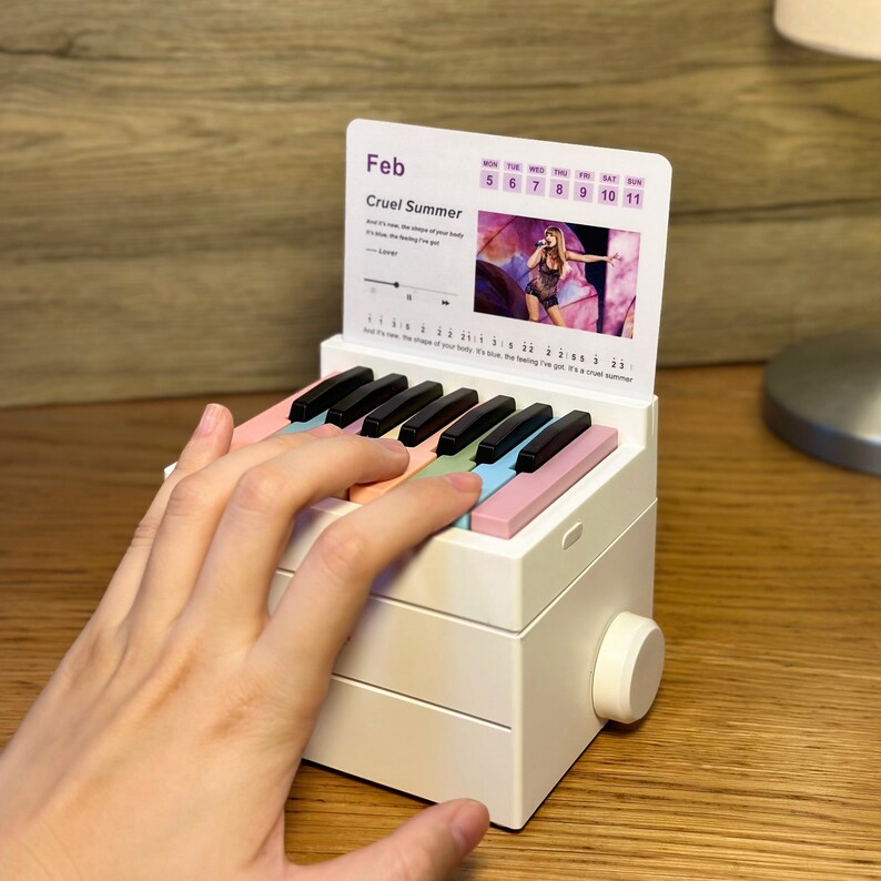 Swiftie Piano Calendar 2024 with Music Sheets