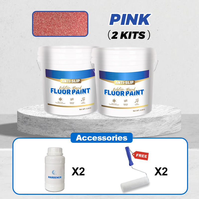 ✨Free brush🎁Wear-Resistant Anti-Slip Self-leveling Epoxy Floor Paint