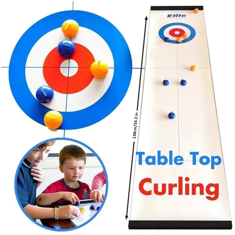 🔥2023 New Tabletop Family Curling Game