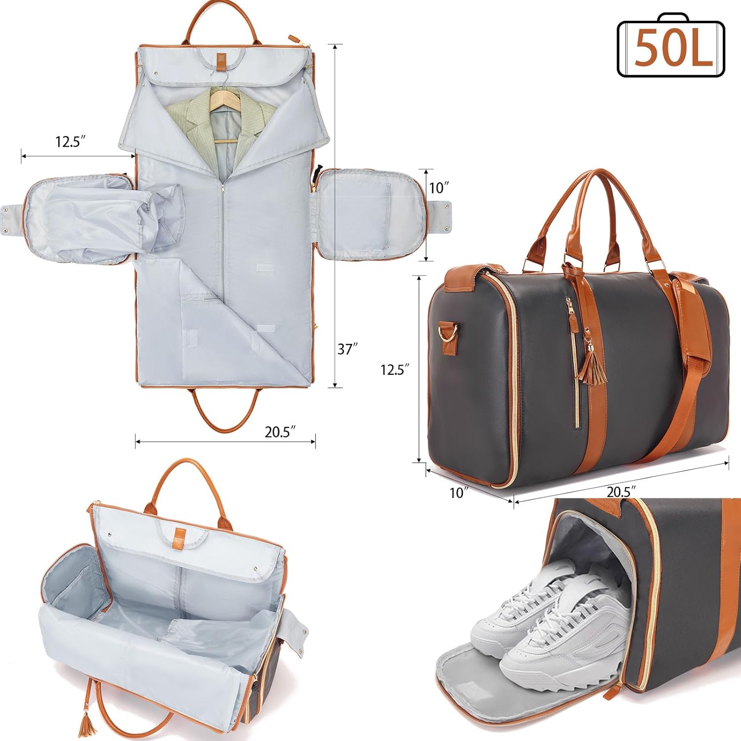 3 in 1 Foldable Garment Bag for Travel