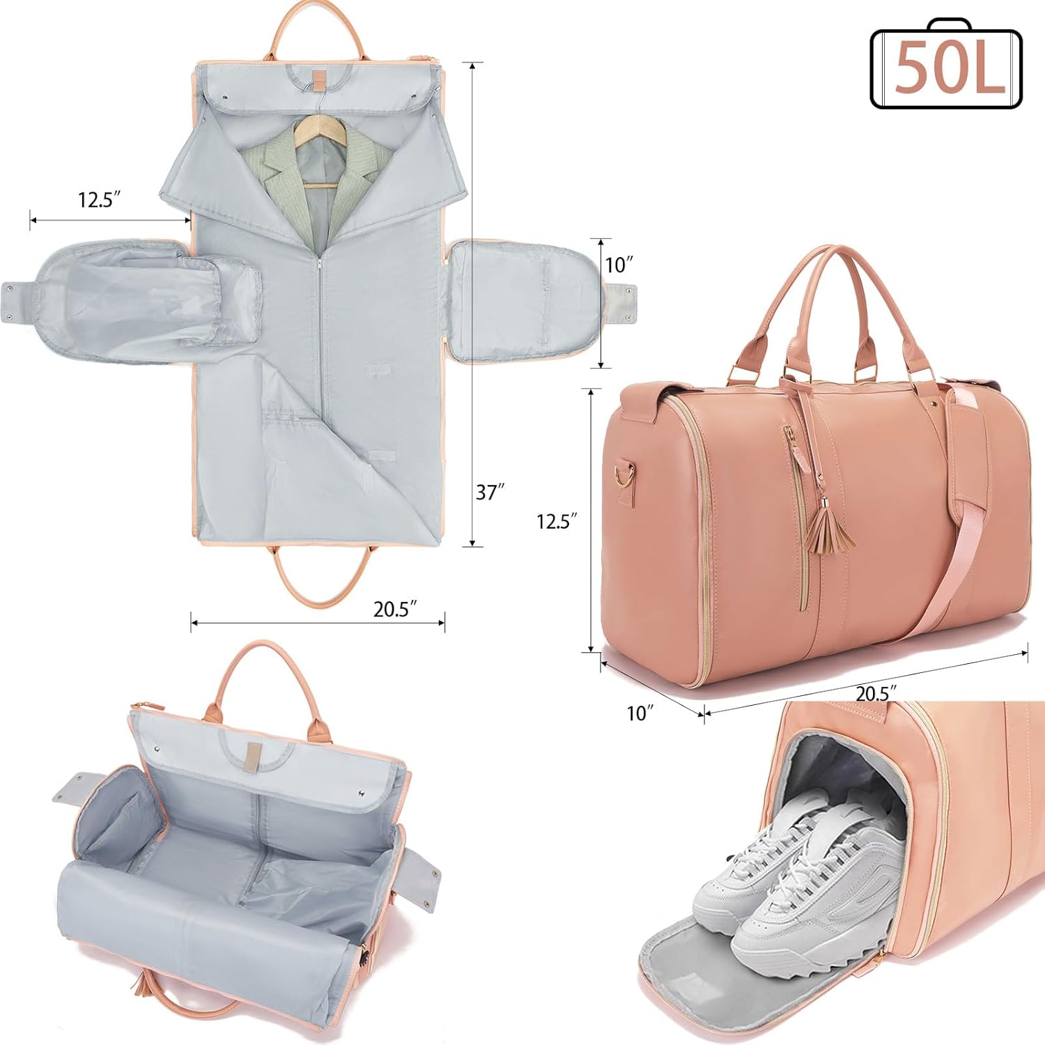 3 in 1 Foldable Garment Bag for Travel