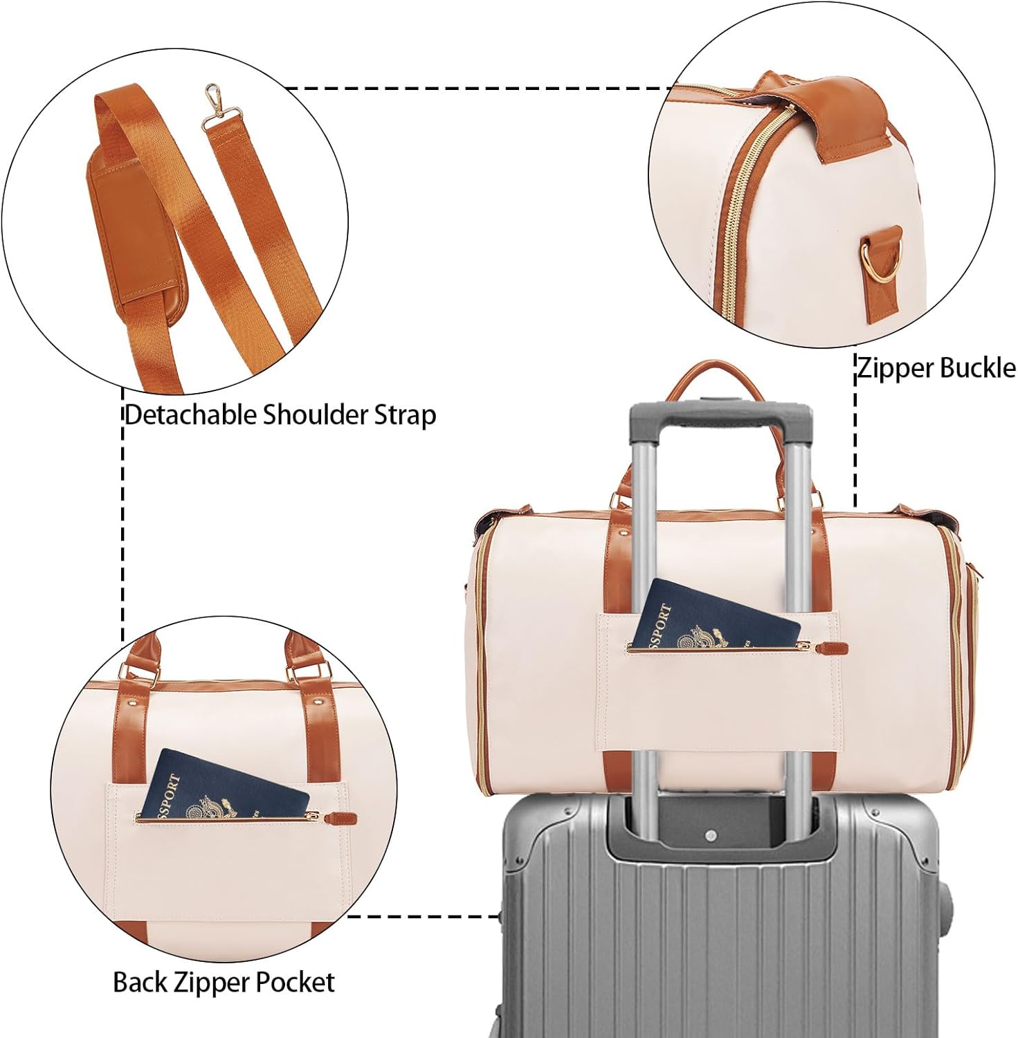3 in 1 Foldable Garment Bag for Travel