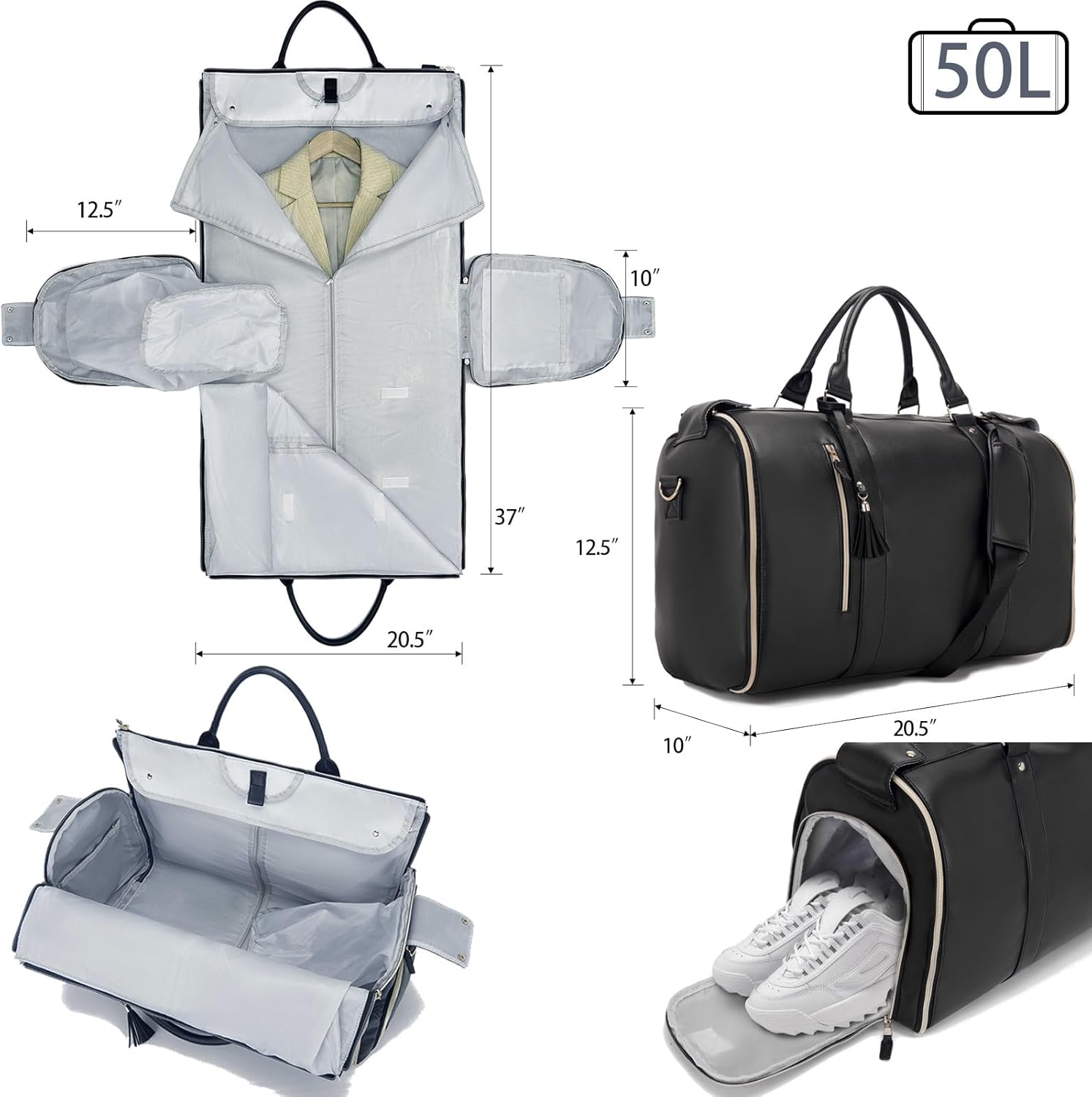3 in 1 Foldable Garment Bag for Travel