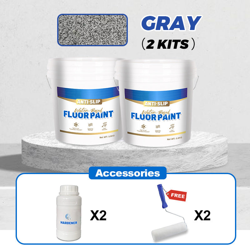 ✨Free brush🎁Wear-Resistant Anti-Slip Self-leveling Epoxy Floor Paint