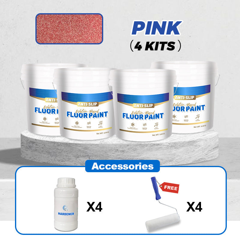 ✨Free brush🎁Wear-Resistant Anti-Slip Self-leveling Epoxy Floor Paint