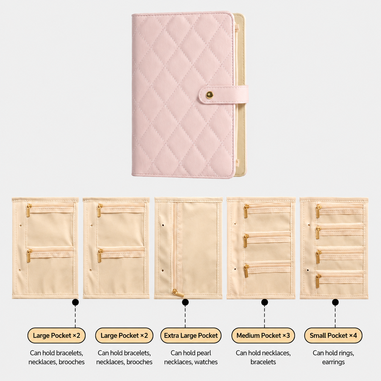 Travel Jewelry Notebook