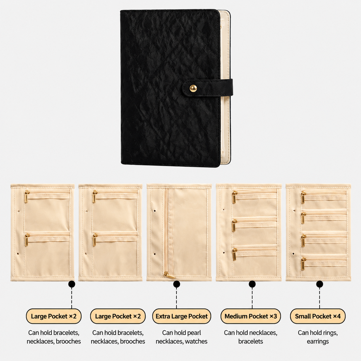 Travel Jewelry Notebook