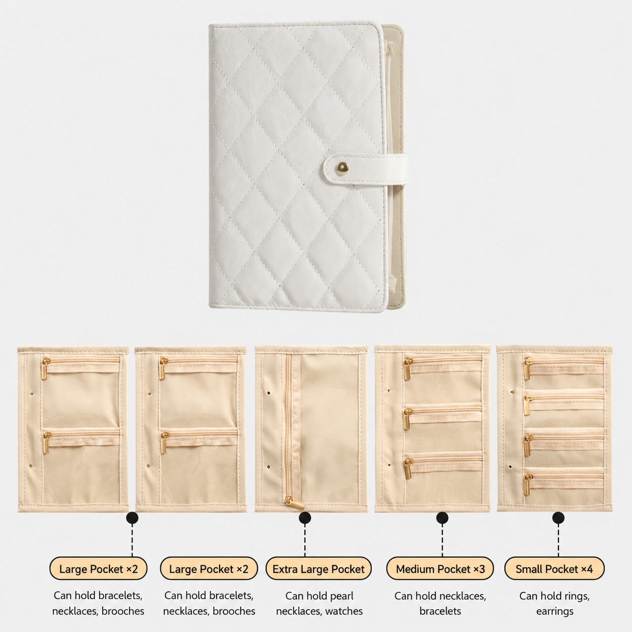 Travel Jewelry Notebook