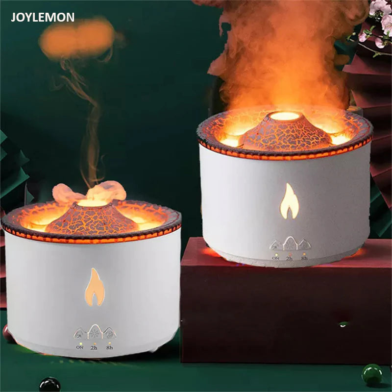 3D Volcano Flame Diffuser