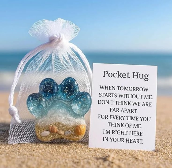 Angel Pocket Hug in Memory of the Dead