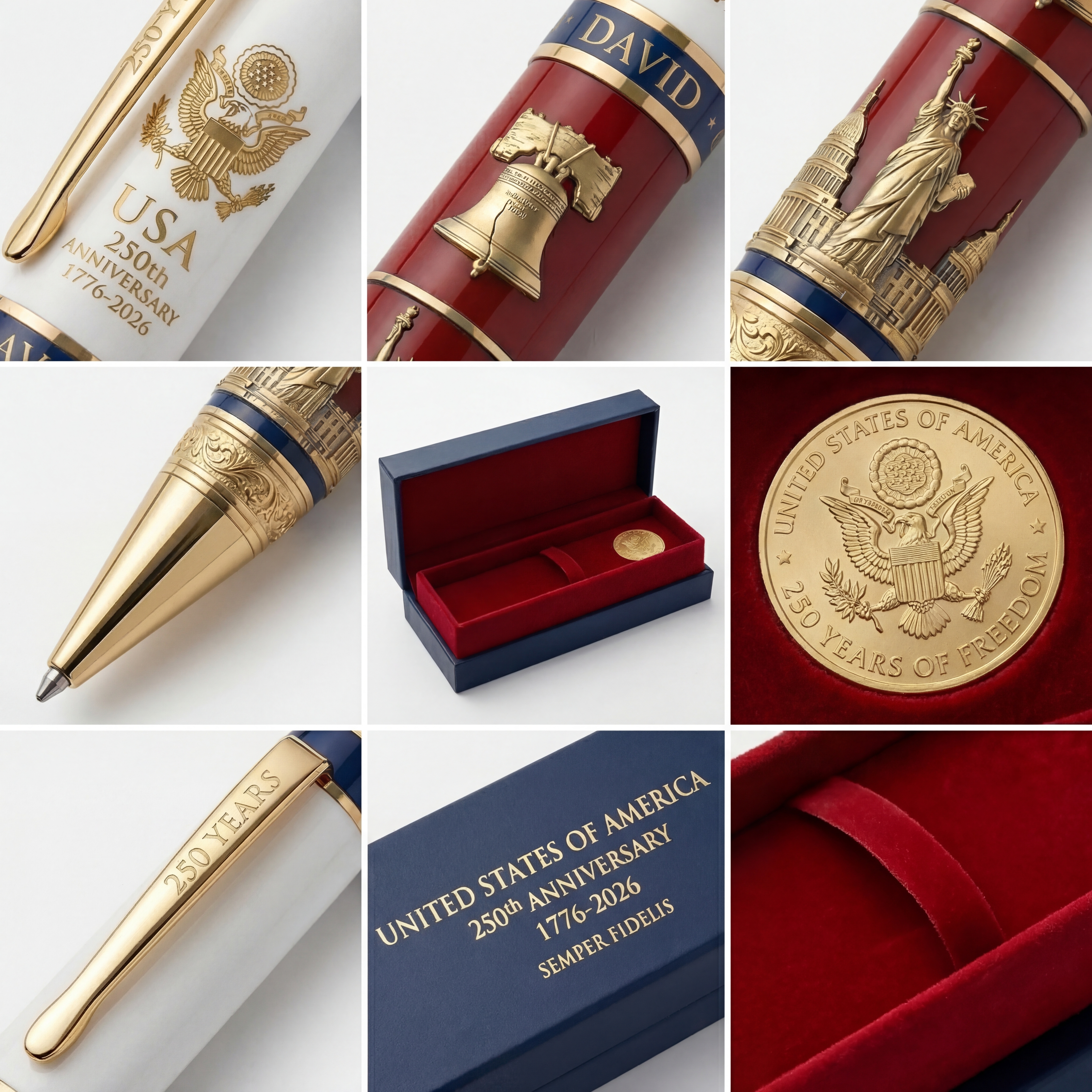 USA 250th Anniversary Commemorative Pen 