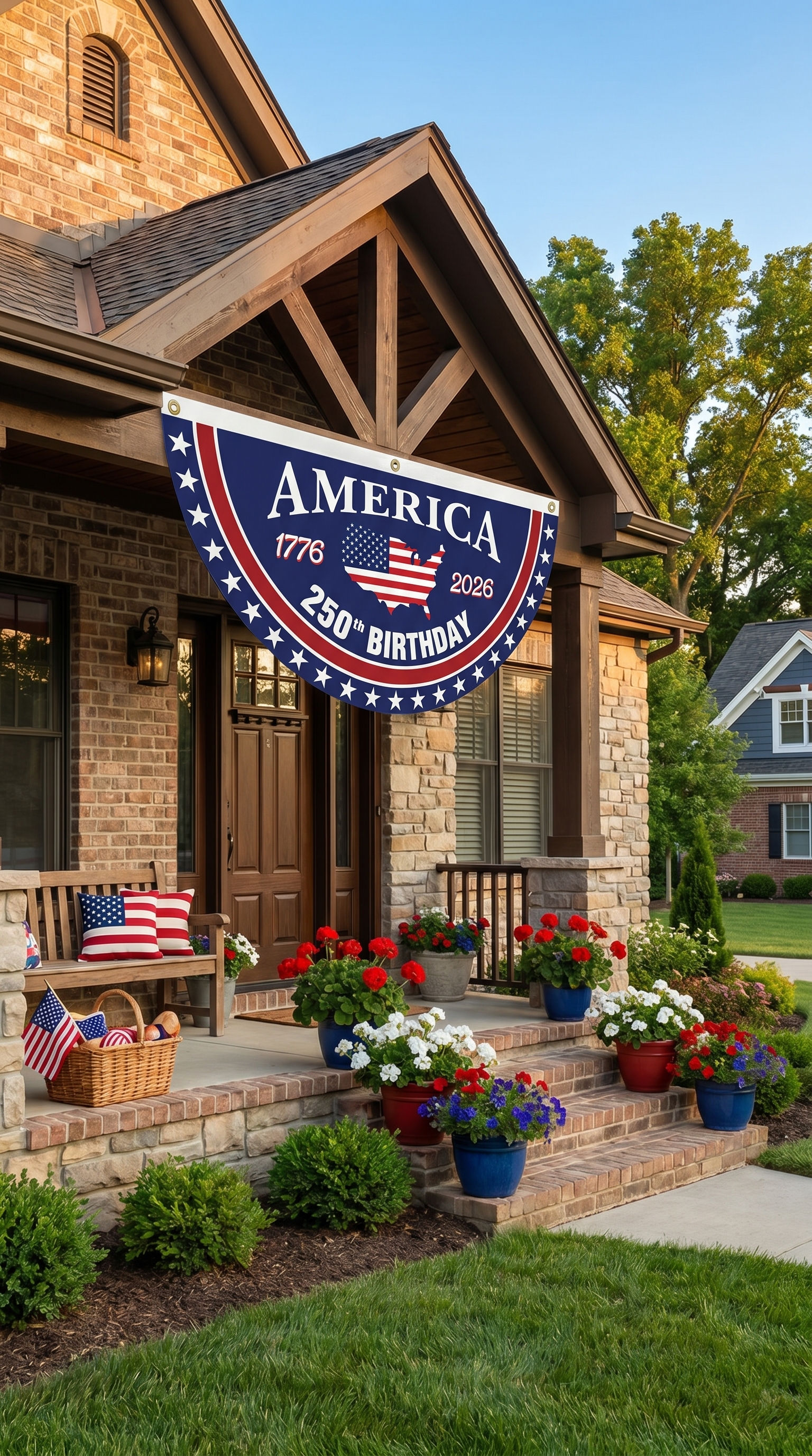 250th Anniversary USA Fan Flag