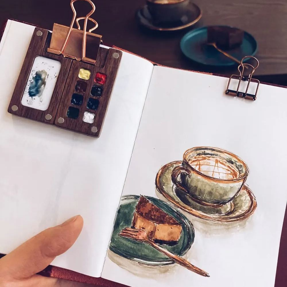 Portable Black Walnut Palette - BUY 2 FREE SHIPPING