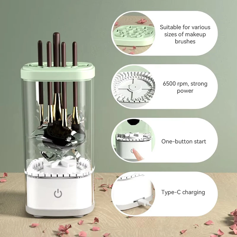Automatic Electric Makeup Brush Cleaner