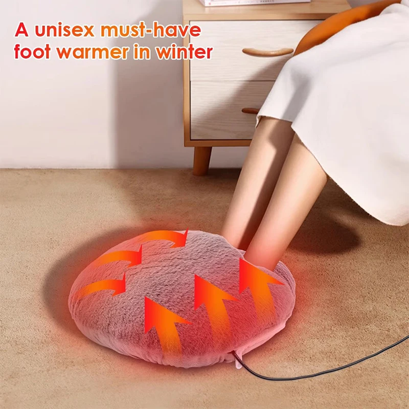 🔥Plush Soft USB Foot Cushion Heater