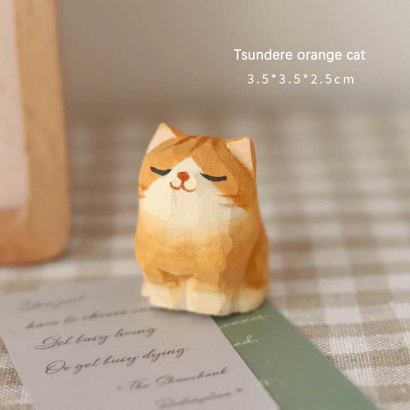 🎁New Year Gift✨ - Little Cute Animal Wood Carving😻