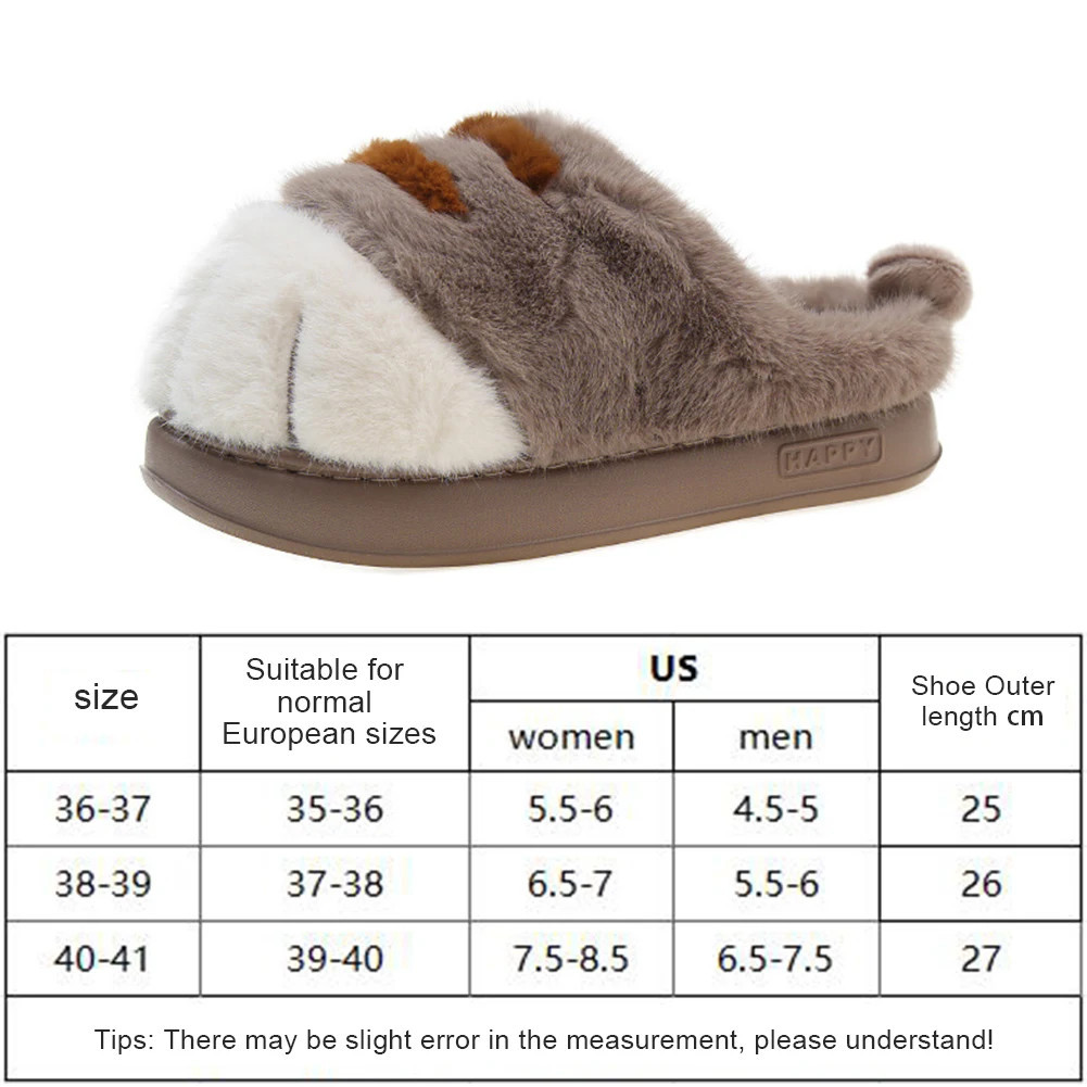 2024 New Cute Cat Paw Slippers