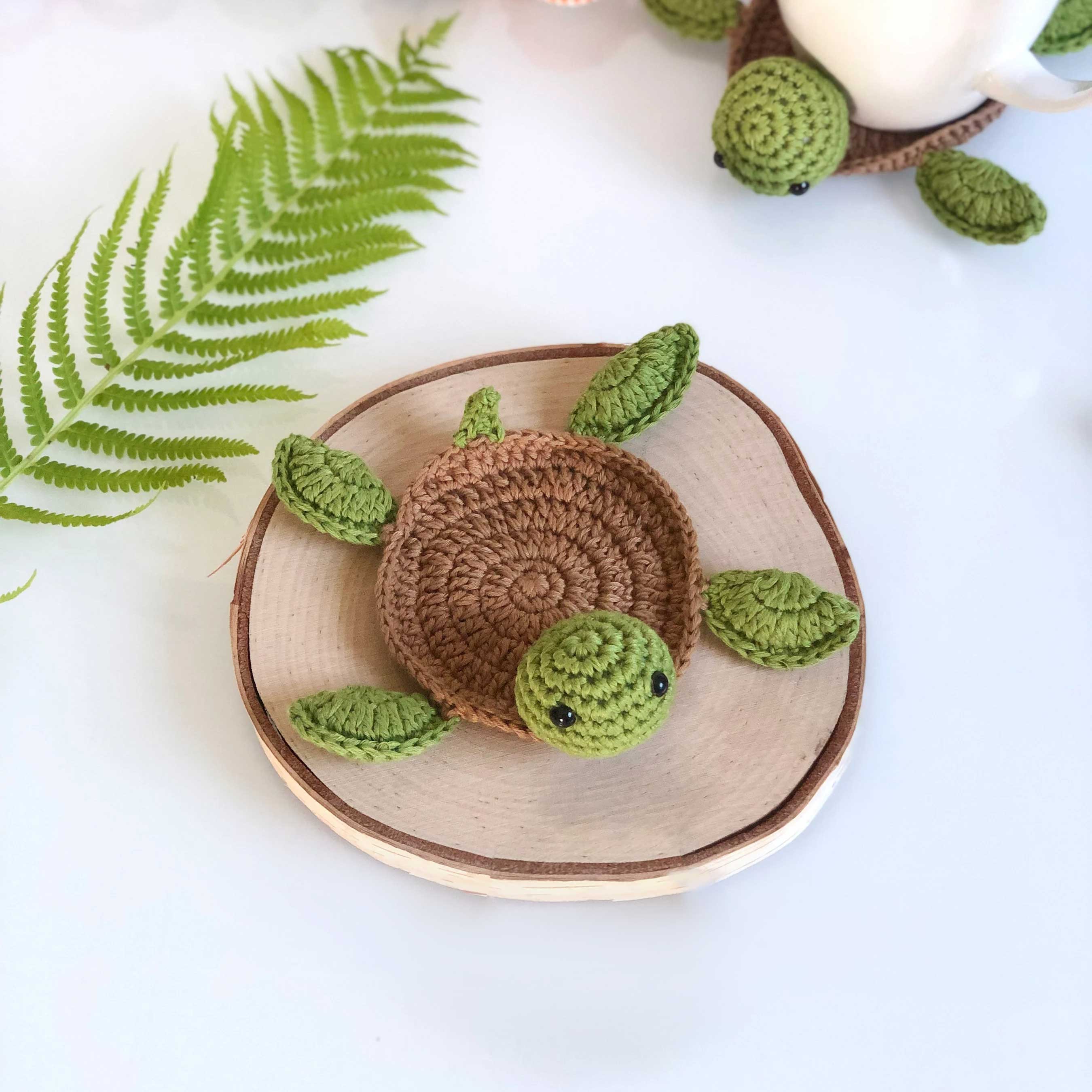 Handmade Crochet Cute Tea Coaster Insulated Table Protector Treasure