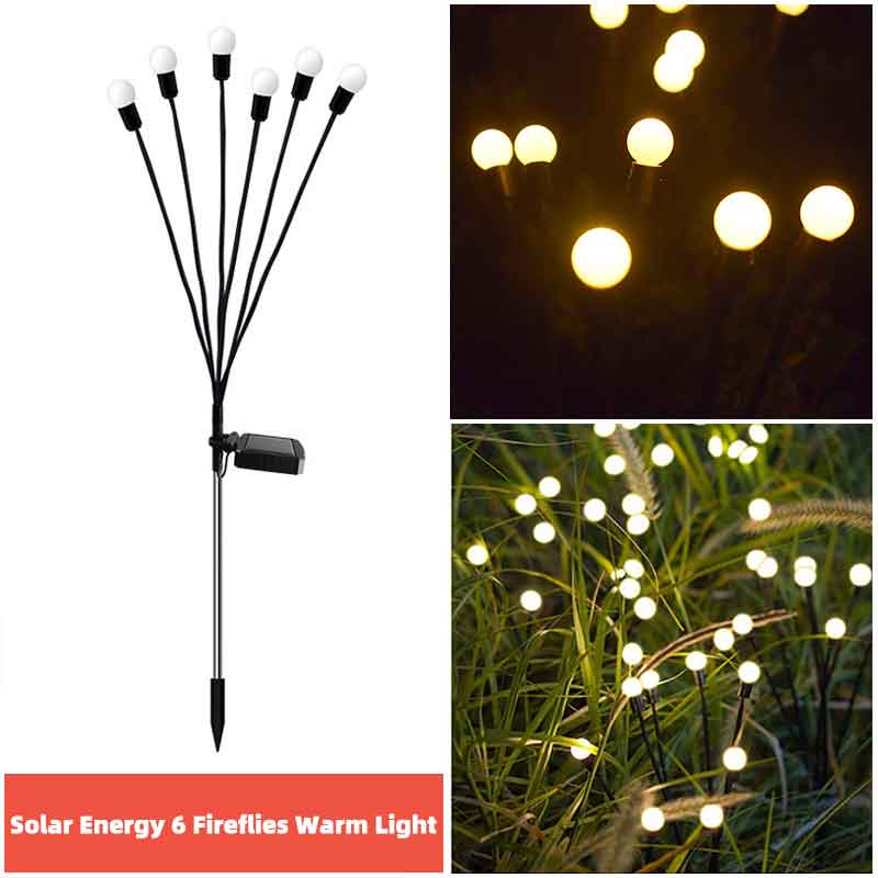 Garden Path Decor - Solar Firefly Ground Lights
