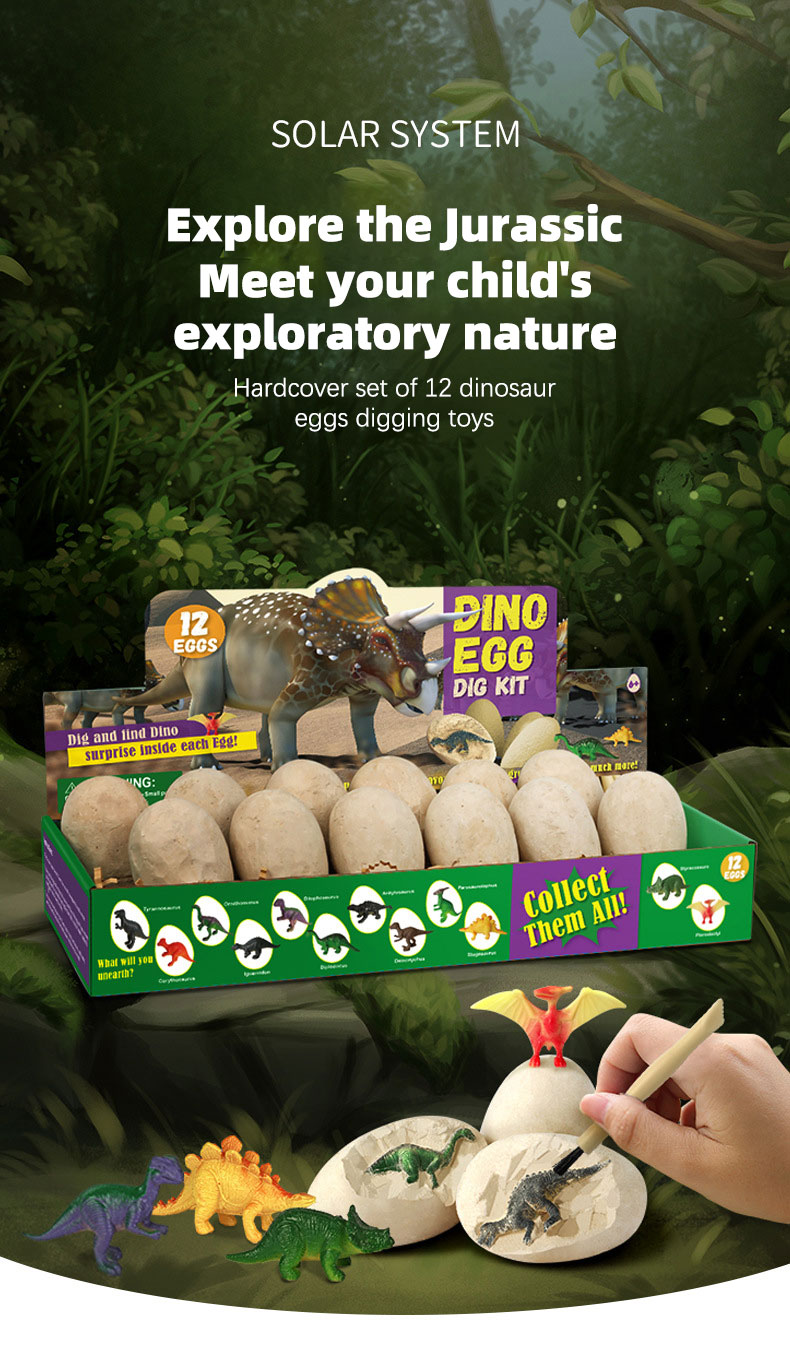 🔥Easter Early Special 50% OFF Sale🔥Fun Archaeological Dig for Dinosaur Eggs