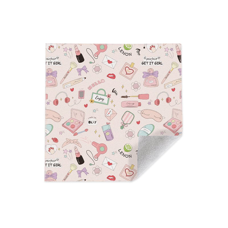 🌟 Flat Open Makeup Bag & Self-Adhesive Cloth ✈️💄📸