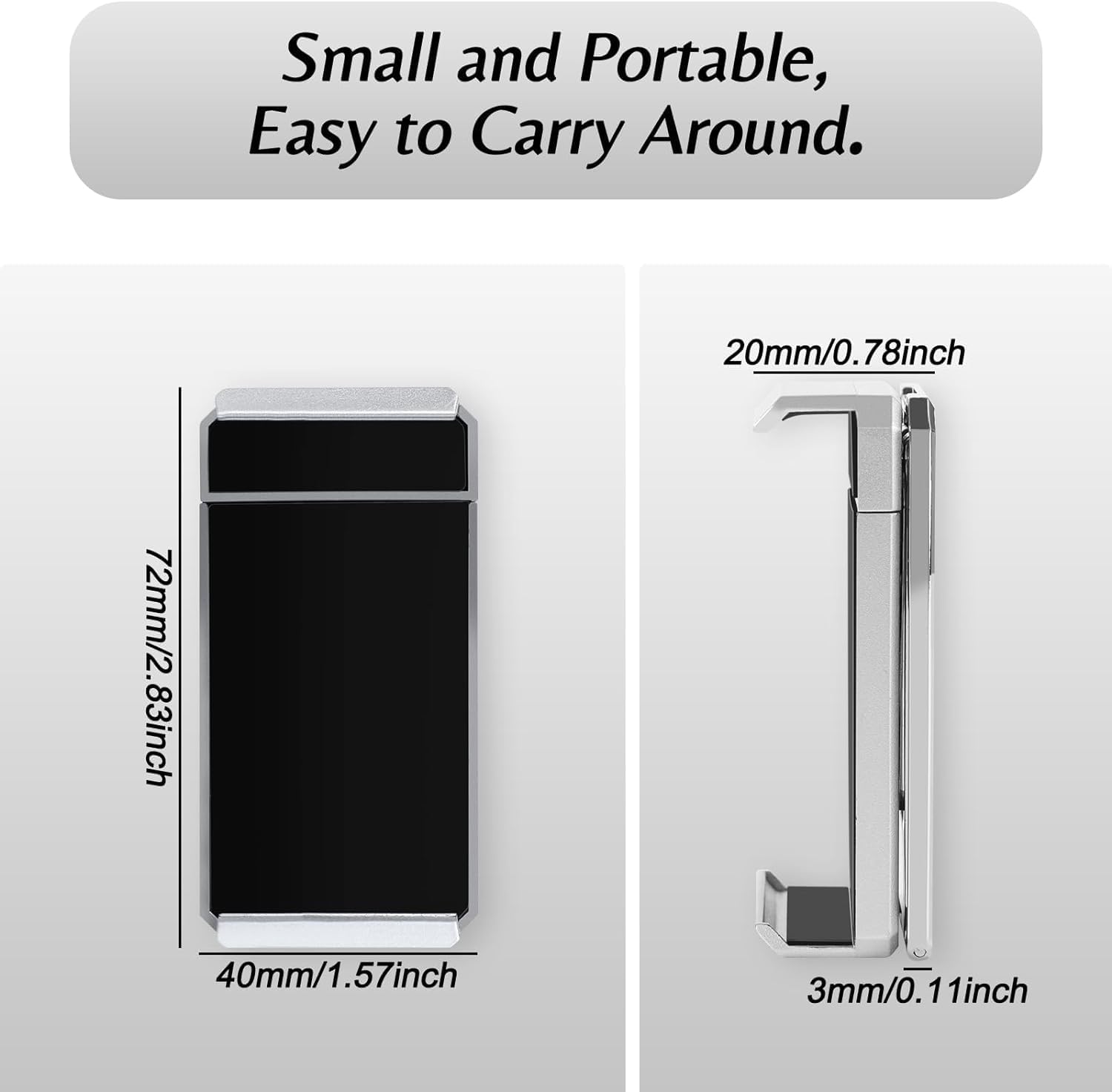 360 Rotation Foldable Back Clip Phone Ring Holder