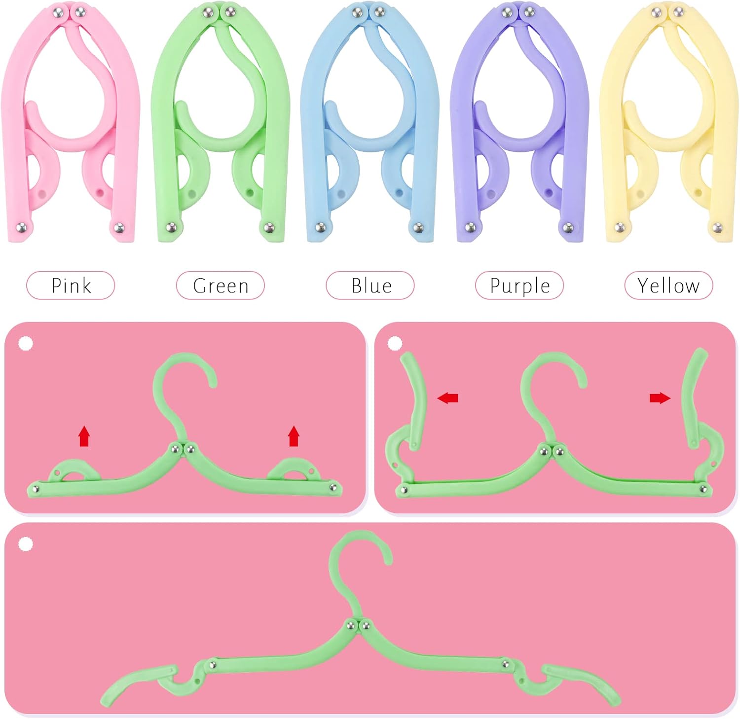 Foldable Clothes Hangers(5 pcs/set)