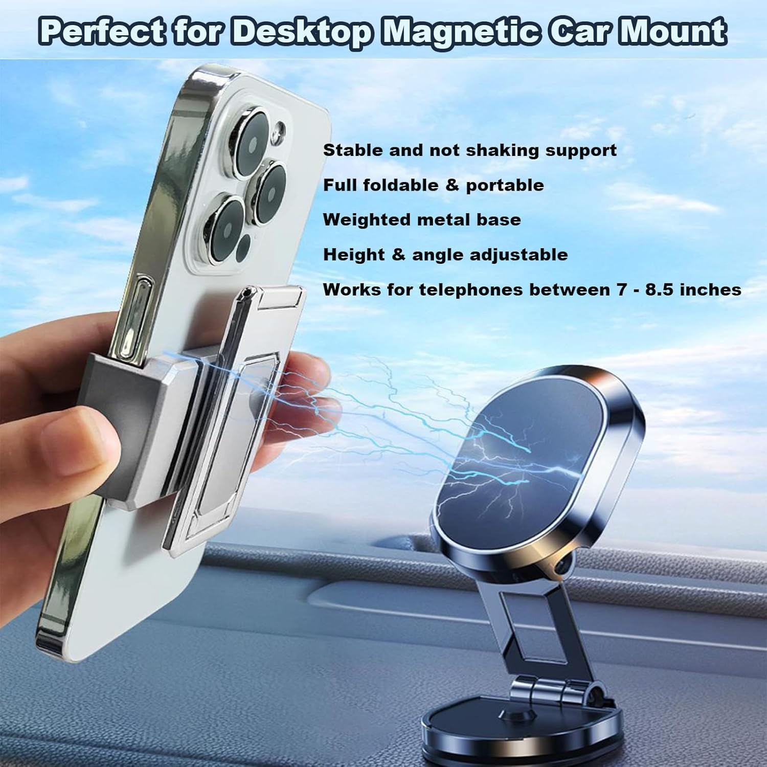 360 Rotation Foldable Back Clip Phone Ring Holder