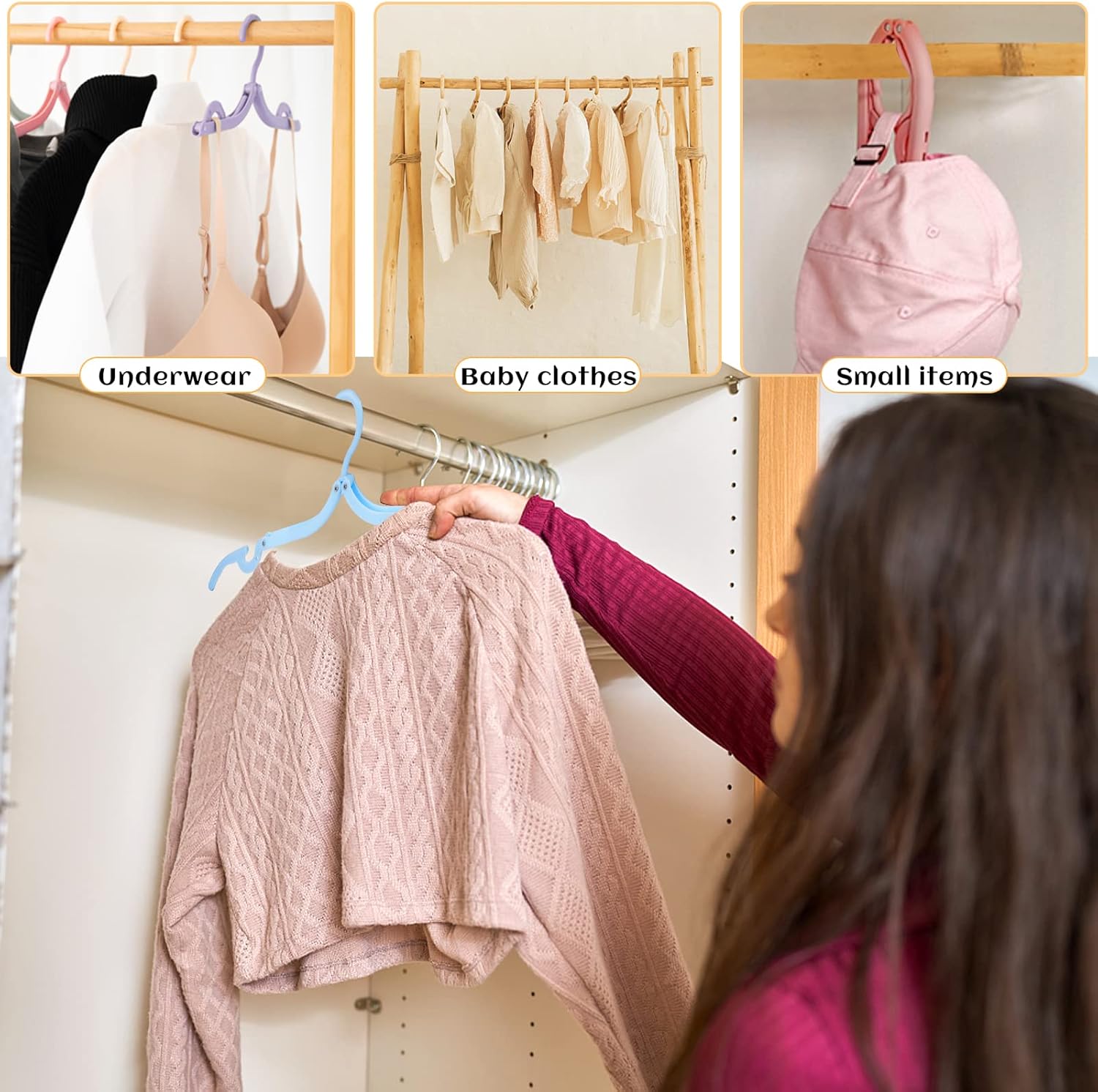 Foldable Clothes Hangers(5 pcs/set)