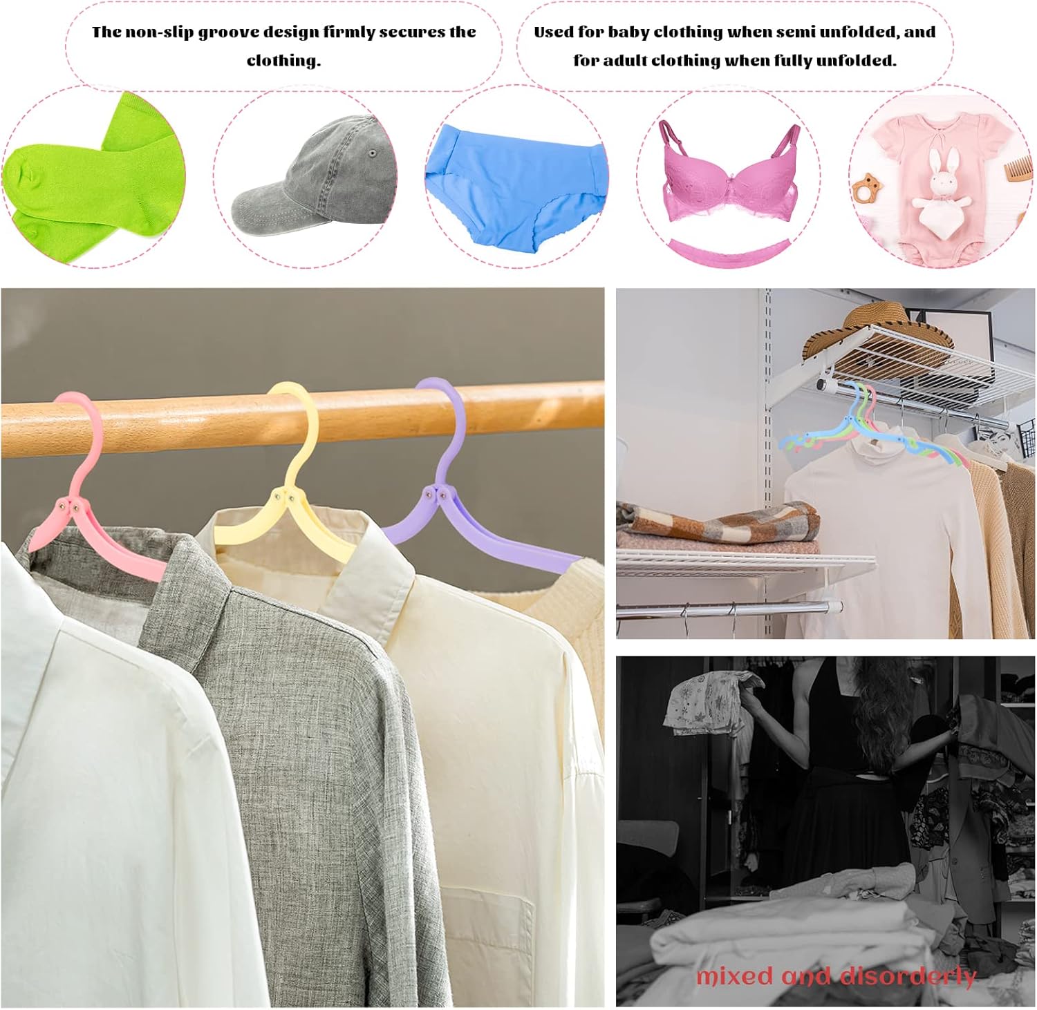 Foldable Clothes Hangers(5 pcs/set)