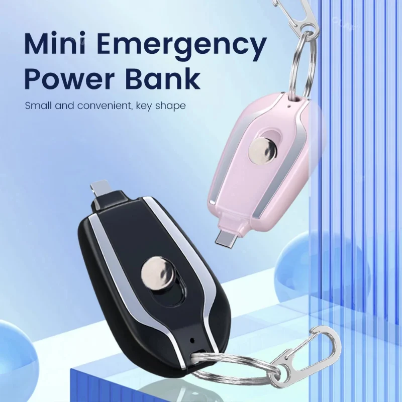 Portable Keychain Emergency Power Bank 1500mAh(50% OFF Last Day!!!)