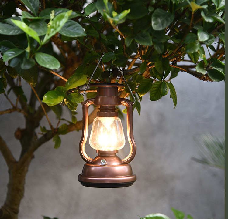 Vintage LED Solar And Hand Crank Lamp(50% OFF today!!!)