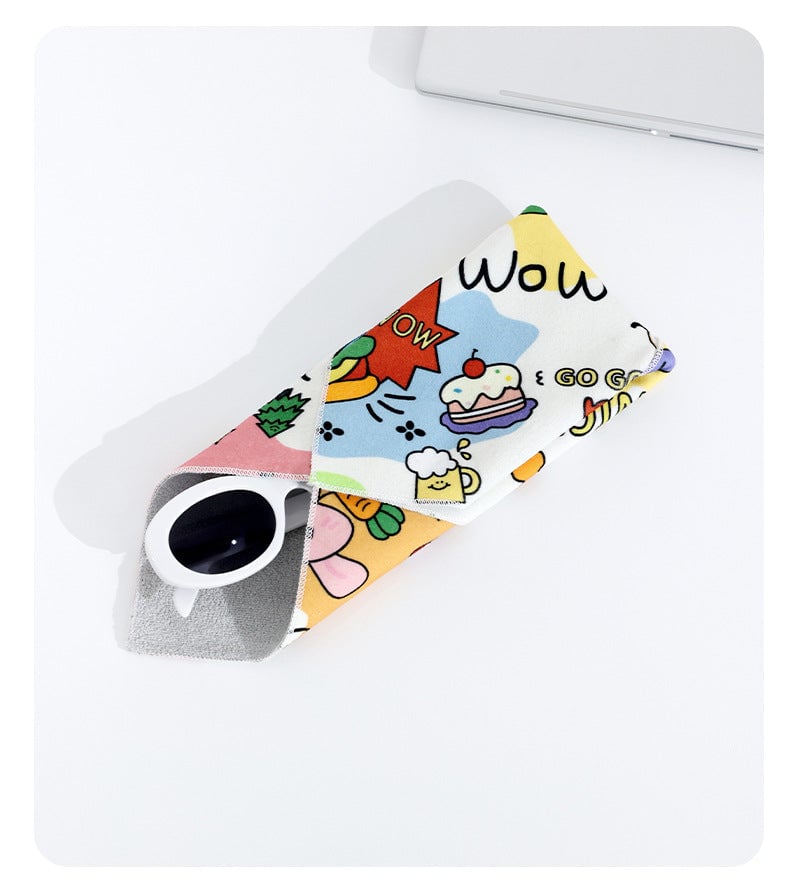 🌟 Flat Open Makeup Bag & Self-Adhesive Cloth ✈️💄📸